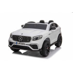 Elektrické autíčko Mercedes GLC 63S - nelakované - biele